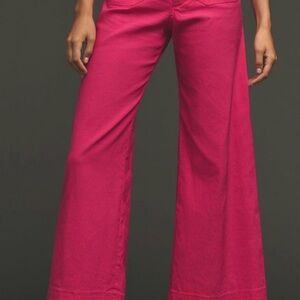 Anthropologie Maeve The Collette Fuchsia Pants Size 27